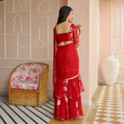 Tango Draped Saree with Blouse - Image 3